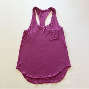Lululemon Purple Racerback Pocket Tank Size 6